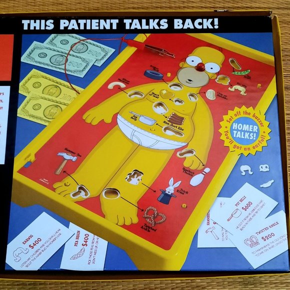 The Simpsons- Operation Skill Game, Milton Bradley, Complete, Tested, 2005 - Picture 11 of 11